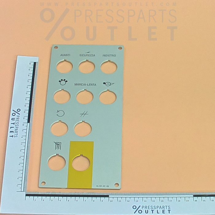 Instruction plate italienisch - 10.101.5205/ - Bedienschild italienisch