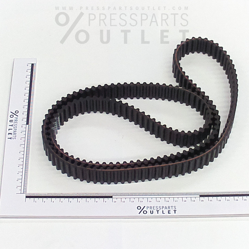 Toothed belt 250DS 8M 1360 - 00.580.4832/ - Zahnriemen 250DS 8M 1360