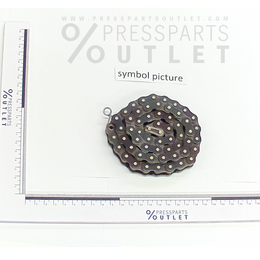 Roller chain 08B-1x124E-Syno - 00.540.1635/ - Rollenkette 08B-1x124E-Syno