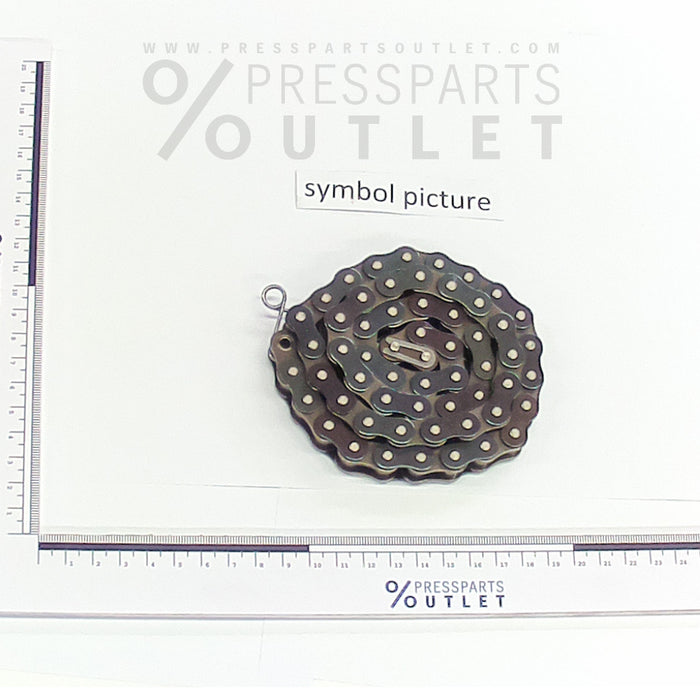 Roller chain 08B-1x 58E-Syno - 00.540.1633/ - Rollenkette 08B-1x 58E-Syno - A