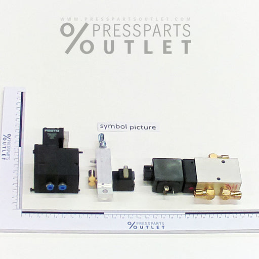 Solenoid valve Batterie 3-fach - 61.184.1221/02 - Magnetventil Batterie 3-fach