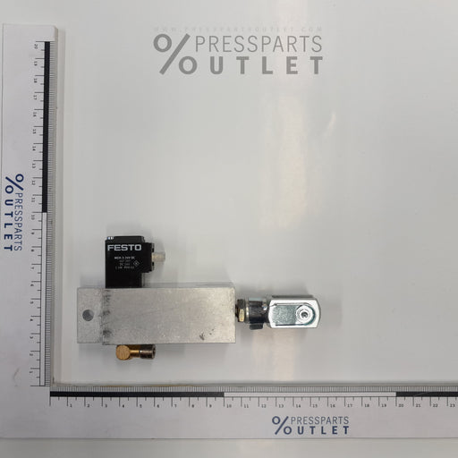 Cylinder/valve unit D25 H30 ew. - 92.184.1011/01 - Zylinderventileinheit D25 H30 ew.