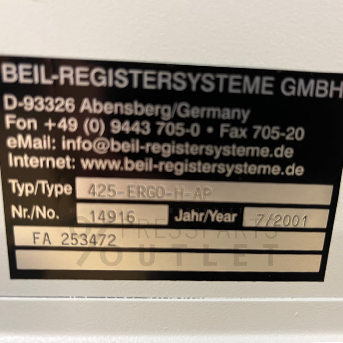 BEIL Puncher ERGO-H-AP width up to 425 mm - BEIL Stanze ERGO-H-AP 425 mm