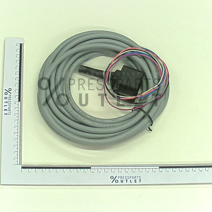 Connecting line Luefter Bogenfue. - F2.147.1170/07 - Anschlussleitung Luefter Bogenfue.