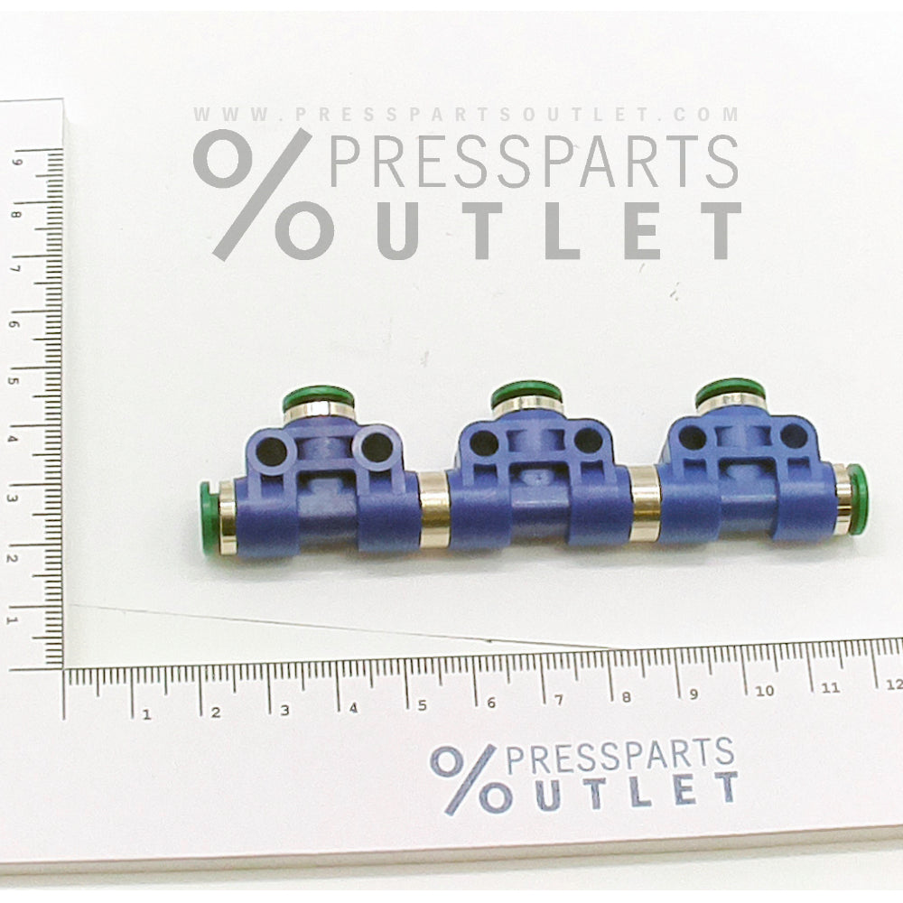 Plug-type hose coupling 954P/3-6F-S1 - 00.580.5439/ - Steckverbinder 954P/3-6F-S1