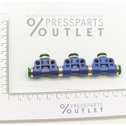 Plug-type hose coupling 954P/3-6F-S1 - 00.580.5439/ - Steckverbinder 954P/3-6F-S1