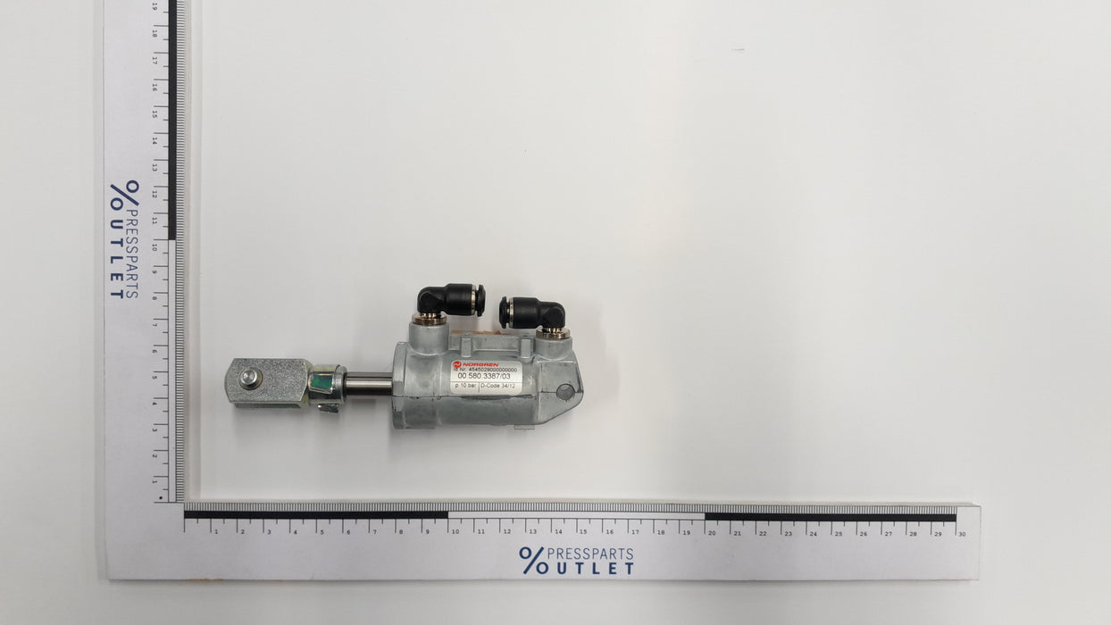 Pneumatic cylinder D25 H25 - 00.580.3387/03 - Pneumatikzylinder D25 H25