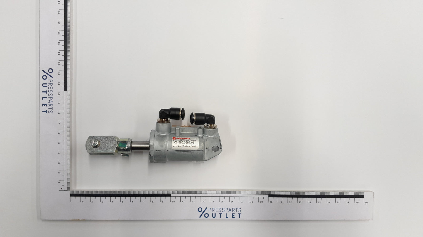 Pneumatic cylinder D25 H25 - 00.580.3387/03 - Pneumatikzylinder D25 H25
