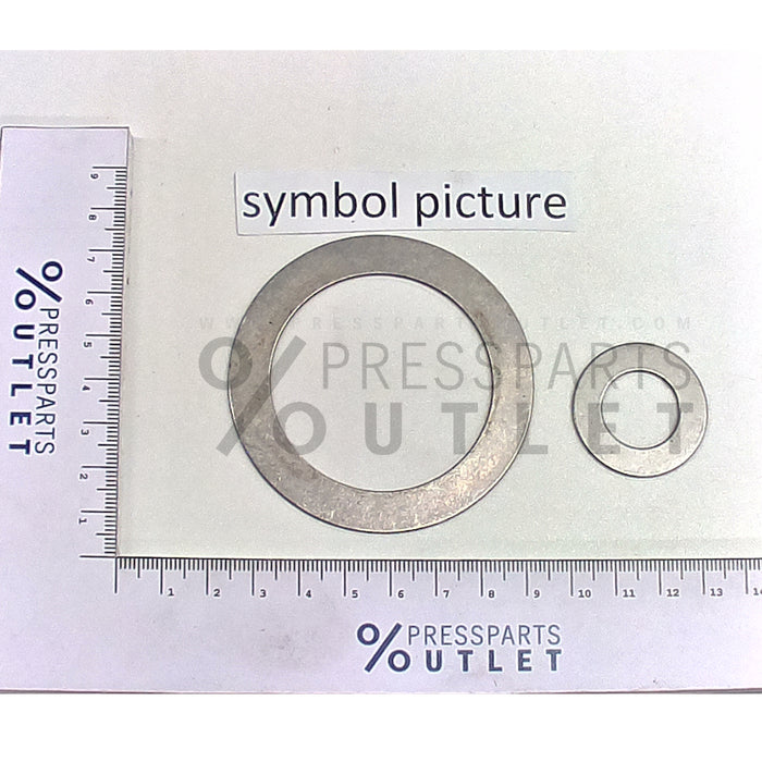 Axial bearing disc  AS 2035 - 00.550.0451/ - Axialscheibe  AS 2035