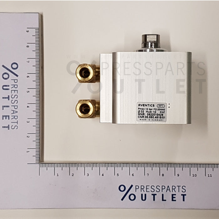 Pneumatic cylinder D32 H10 dw. - 00.580.4615/01 - Pneumatikzylinder D32 H10 dw.