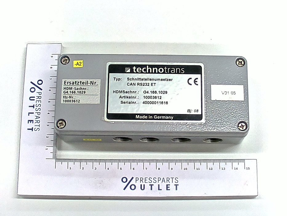 Interface module CAN-RS-Umsetzer - G4.166.1029/ - Schnittstellenmodul CAN-RS-Umsetzer