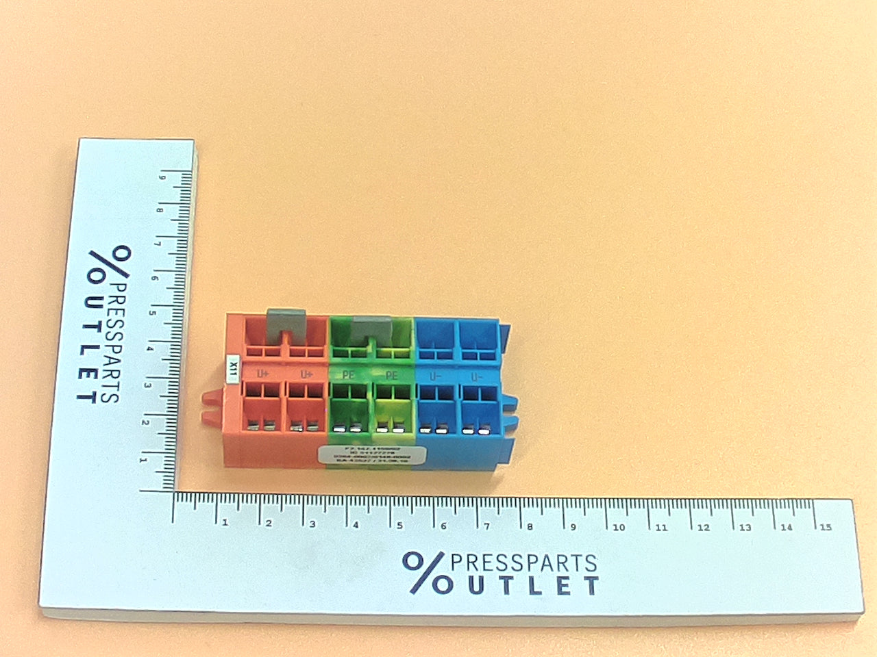 Clamping bar 380V-intern - F2.147.1159/02 - Klemmleiste 380V-intern