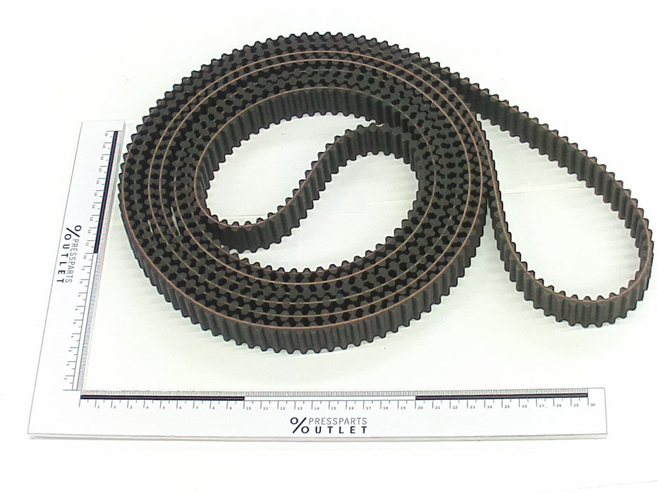 Toothed belt 250DS8M 4400 - 00.580.5962/ - Zahnriemen 250DS8M 4400