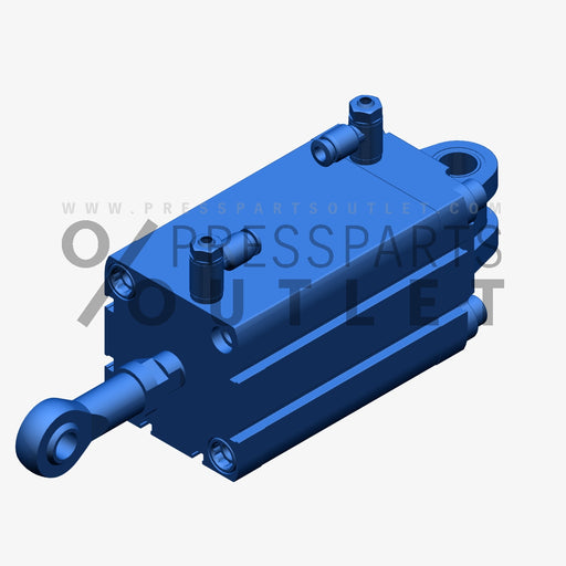 Pneumatic cylinder D63 H80 - 4D.334.010 /01 - Pneumatikzylinder D63 H80