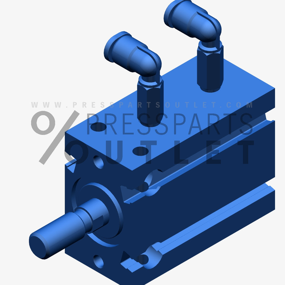 Pneumatic cylinder D25 H10 - 6D.334.014 /01 - Pneumatikzylinder D25 H10