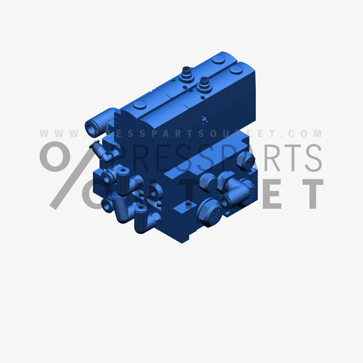 Valve unit cpl. Deckrechen - 6D.335.006 /01 - Ventilinsel kpl Deckrechen