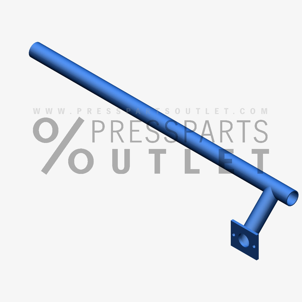 Drain nozzle Fl80x8/Ro45x2.5 - 71.402.201S/01 - Ablaufstutzen Fl80x8/Ro45x2.5