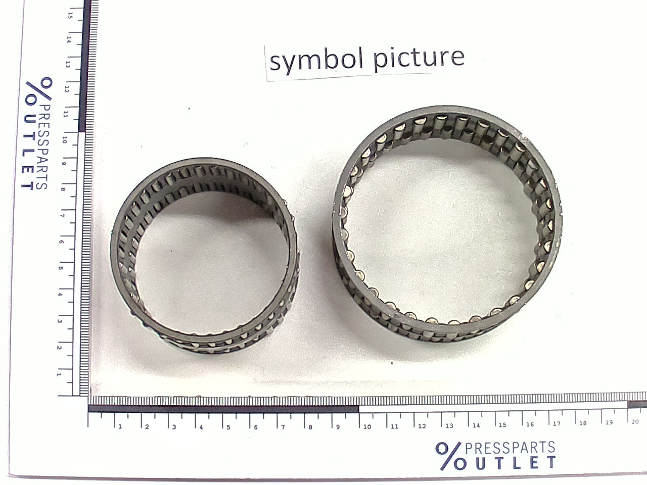 Needle bearing cage K158x166x65ZWF - 00.550.0784/ - Nadelkranz K158x166x65ZWF