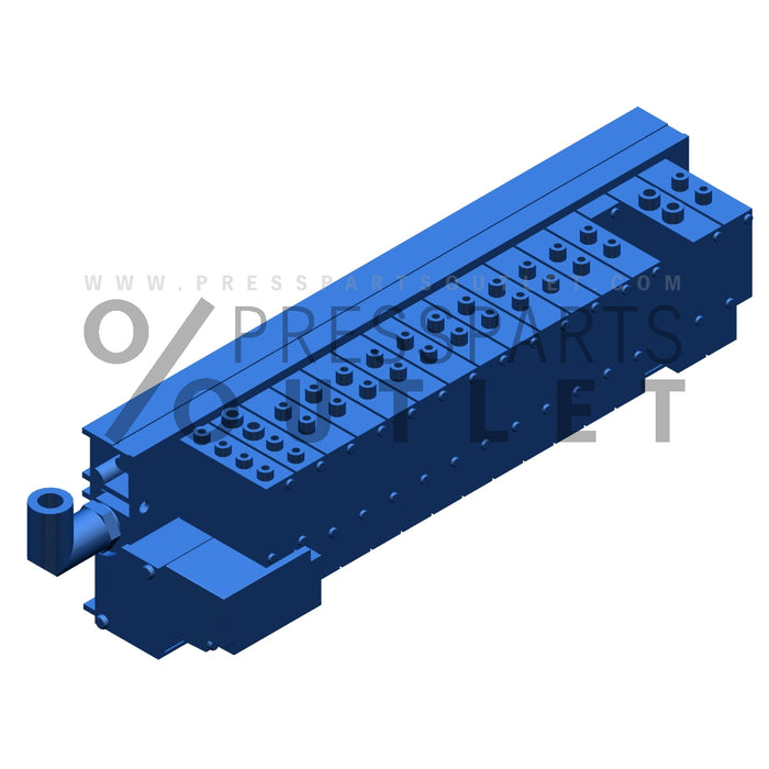 Valve unit cpl. - G2.335.136 /05 - Ventilinsel kpl