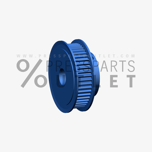 Toothed belt gear gross T2,5 Z48 - PG.090.132 /01 - Zahnriemenrad gross T2,5 Z48