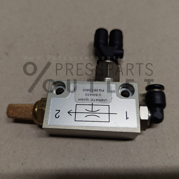 Hose throttle SDR-4/2.5U0-0.40 - PR.537.2038/ - Schlauchdrossel SDR-4/2.5U0-0.40 - H