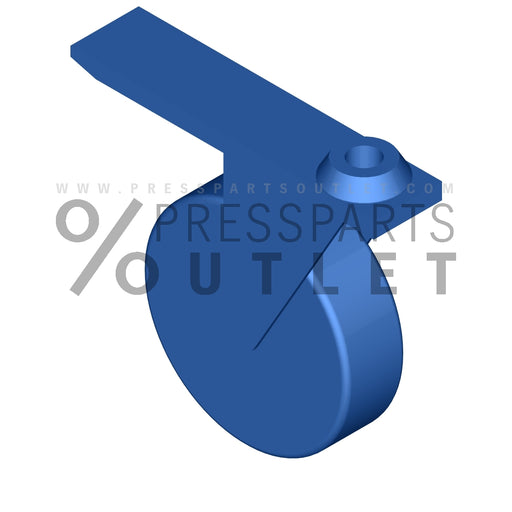 Guide roller D=75 B=22 H=103 - ZD.216-054-03-00 - Lenkrolle D=75 B=22 H=103