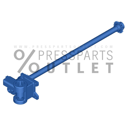 Worm drive FI52 mit Lager - ZD.221-713-BG-04 - Schneckengetriebe FI52 mit Lager