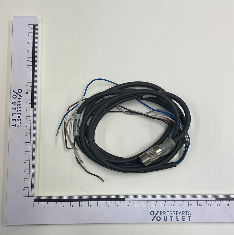 Connecting line 1M10X1  BS DW1 - M5.147.1050/ - Anschlussleitung 1M10X1  BS DW1